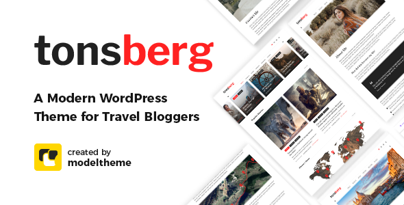 Tonsberg - A Modern WordPress Theme for Travel Bloggers icon
