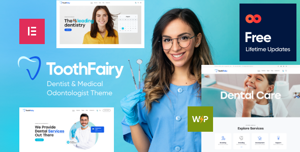 Tooth Fairy - Dentist & Medical Odontologist WordPress Theme icon