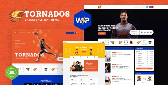 Tornados | Basketball NBA Team WordPress Theme icon