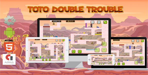 Toto Double Trouble - HTML5 Javascript game(Construct2 | Construct 3 both version included) icon