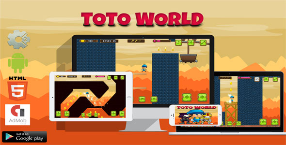Toto World - HTML5 Javascript game(Construct2 | Construct 3 both version included) icon