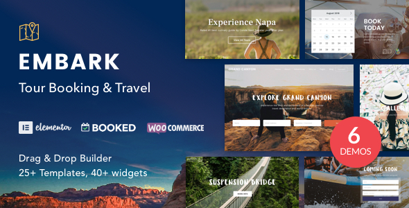 Tour Booking & Travel WordPress Theme - Embark icon