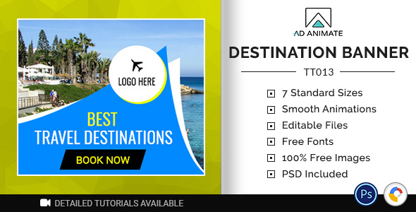 Tour & Travel | Destination Booking Banner (TT013) icon