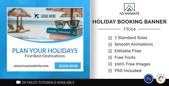 Tour & Travel | Holiday Booking Banner (TT014) icon