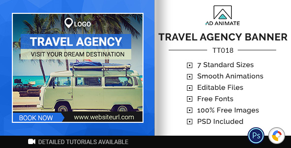 Tour & Travel | Travel Agency Banner (TT018) icon