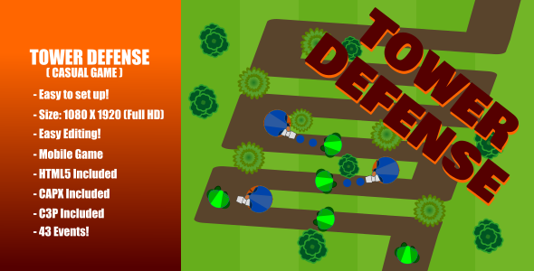 Tower Defense | Construct 2 (capx) | Construct 3 (c3p) icon