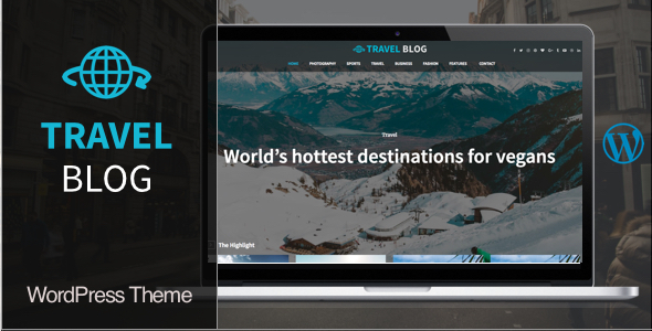 Travel Blog WordPress Theme icon