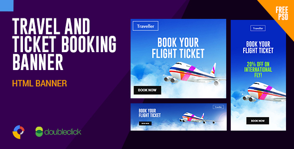 Travel-Ticket Booking-HTML Animated Banner 07 icon