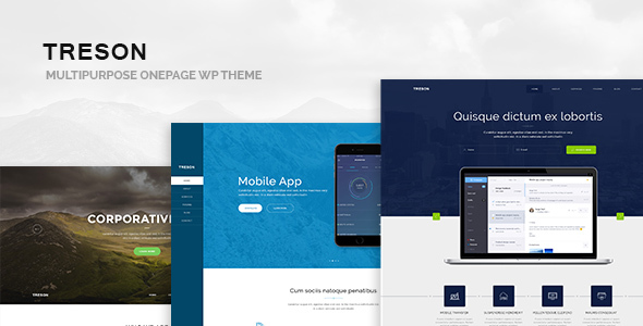 Treson - One Page WordPress Theme icon