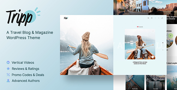 Tripp - Travel Blog & Magazine WordPress Theme icon