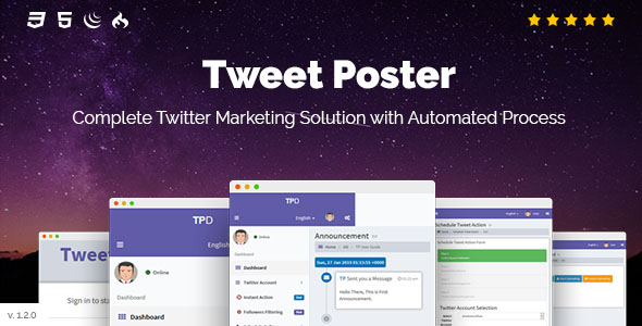 Tweet Poster - Powerful Twitter Schedule Tweets App icon