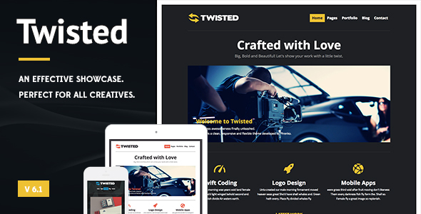 Twisted - Showcase WordPress Theme icon