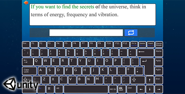 Typing Test (Unity Source Code) - test how fast can you type (WPM) icon