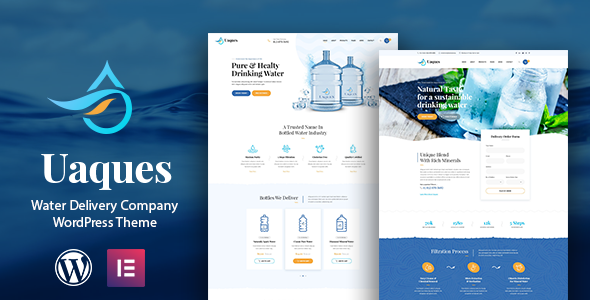 Uaques - Drinking Water Delivery WordPress Theme icon