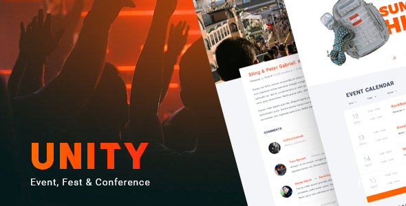 Unity – Event, Fest & Conference WordPress theme icon