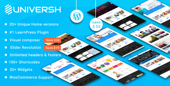 Universh - Education Multipurpose WordPress Theme icon