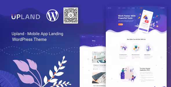 Upland - Responsive App Landing Theme icon