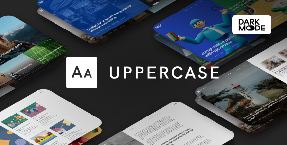 Uppercase - WordPress Blog Theme with Dark Mode icon