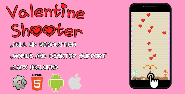 ValentineShooter - HTML5 game(CAPX) icon