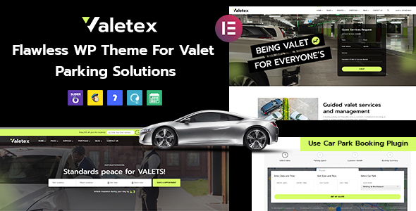 Valetex - Valet & Parking Services WordPress Theme icon