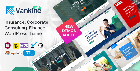 Vankine - Insurance & Consulting Business WordPress Theme icon