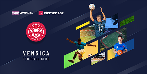 Vensica - Football Club Manager Elementor Theme icon