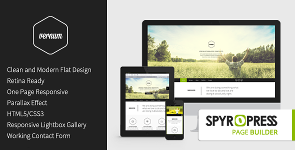 Vernum - Responsive OnePage Parallax WordPress Theme icon