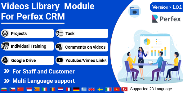 Video library module for Perfex Crm icon