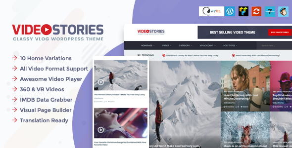 VideoStories – WordPress Video Theme icon