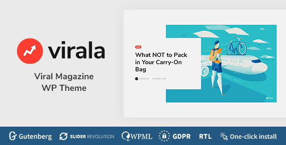 Virala - Viral News & Magazine WordPress Theme icon