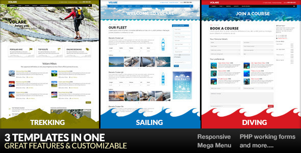 Volare - Trekking, Sailing, Diving WordPress Theme icon