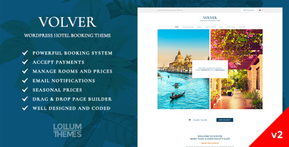 Volver Hotel - WordPress Booking Theme icon