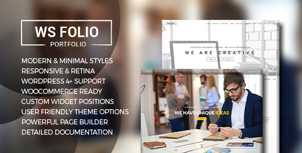 WS Folio - Responsive Portfolio WordPress Theme icon