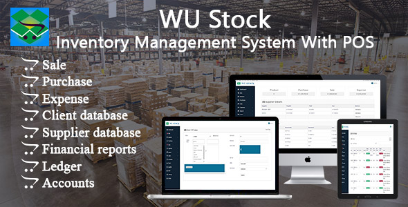 WU Stock - Inventory Management System With POS icon