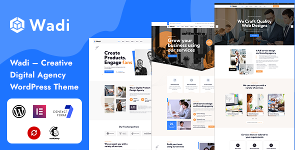 Wadi – Creative Digital Agency WordPress Theme icon