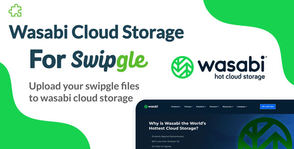 Wasabi Cloud Storage Add-on For Swipgle icon