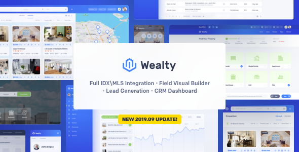 Wealty - Multipurpose Real Estate WordPress Theme icon