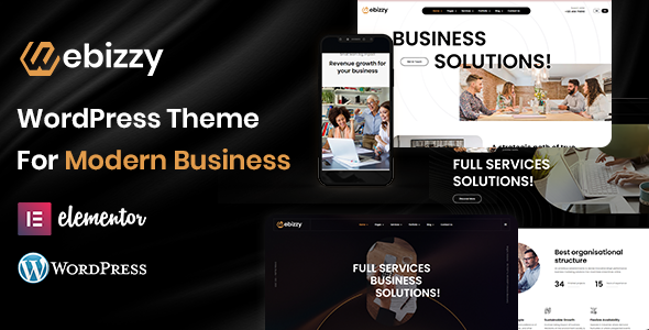 Webizzy - Advance Business Agency WordPress Theme icon