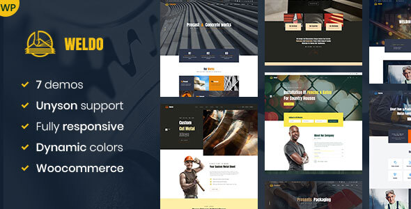 Weldo - Metal Works WordPress Theme icon