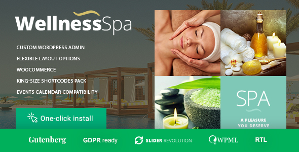 Wellness SPA - Resort, SPA & Beauty Salon WordPress Theme icon