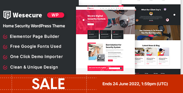 Wesecure – Home Security WordPress Theme icon
