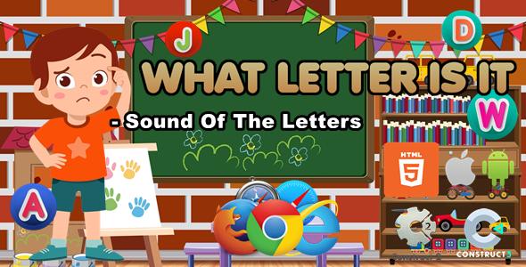What Letter Is It? Educational Game - (.Capx/C3p) icon