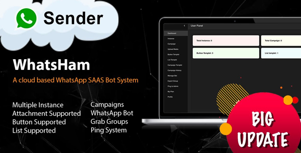 WhatsHam - A cloud based WhatsApp SAAS System icon