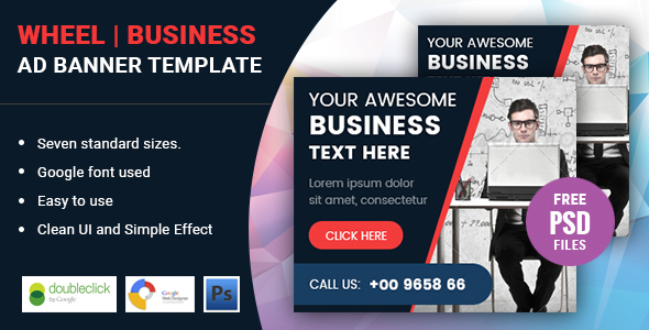Wheel | Business HTML 5 Animated Google Banner icon