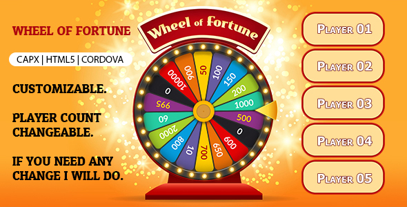 Wheel of Fortune Game (CAPX | HTML5 | Cordova) icon