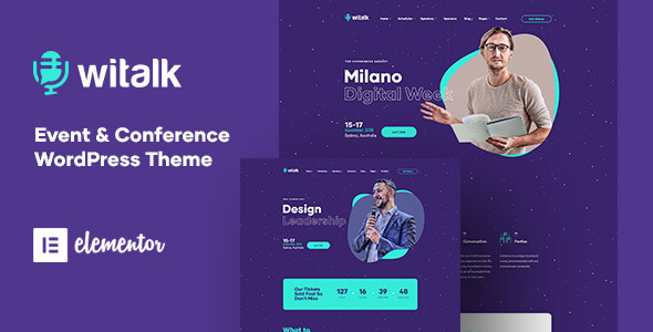 WiTalk - Event & Conference WordPress Theme icon