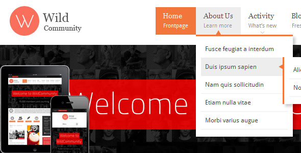 WildCommunity - BuddyPress Community Theme icon