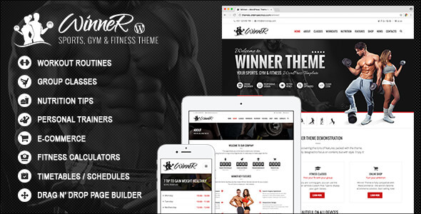 Winner - Fitness & Gym WordPress Theme icon
