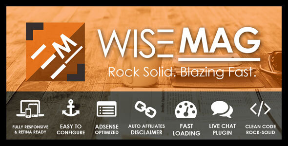 Wise Mag | AdSense Optimized Magazine WordPress Theme icon
