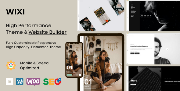 Wixi - Creative Agency Elementor WordPress Theme icon